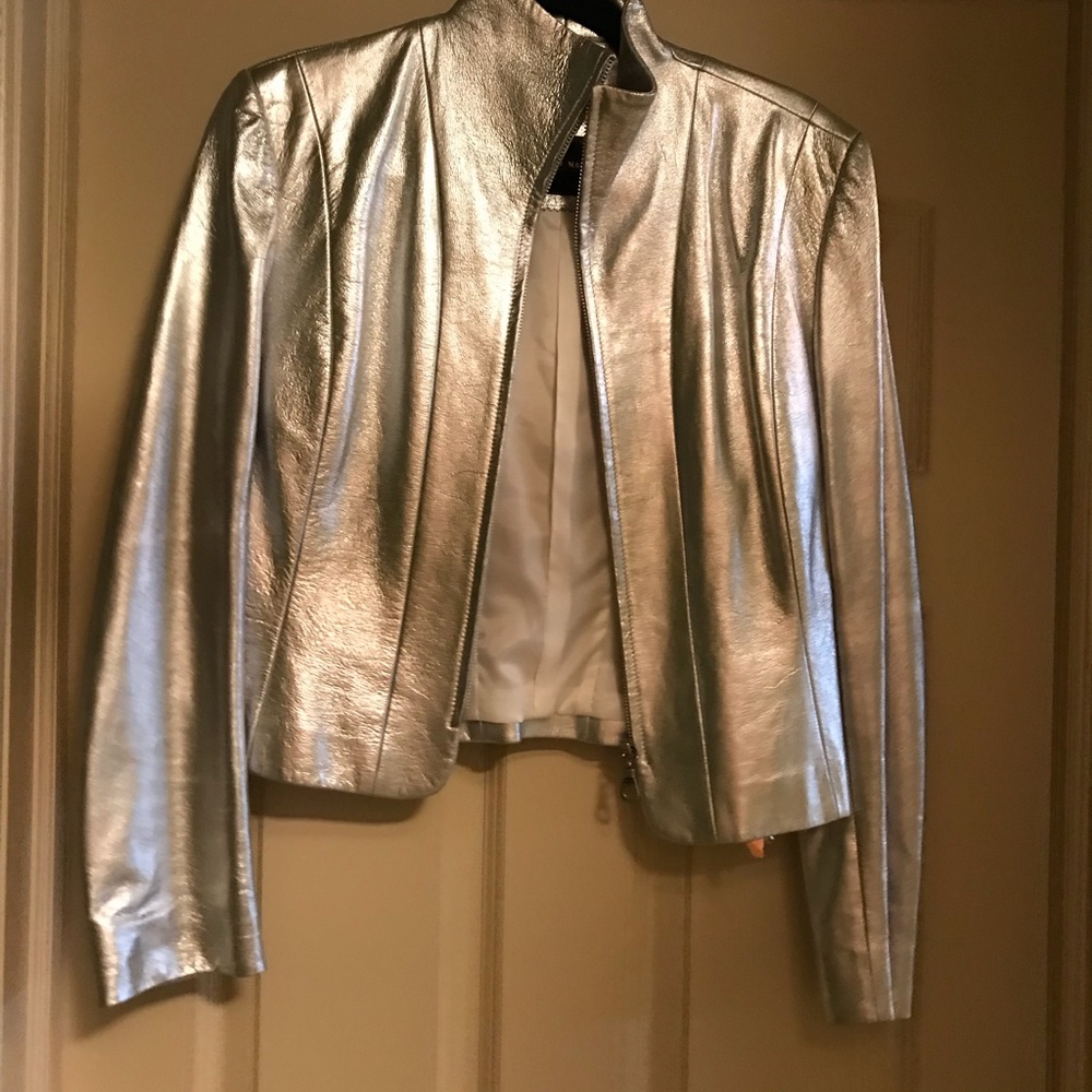 Designer leather jacket